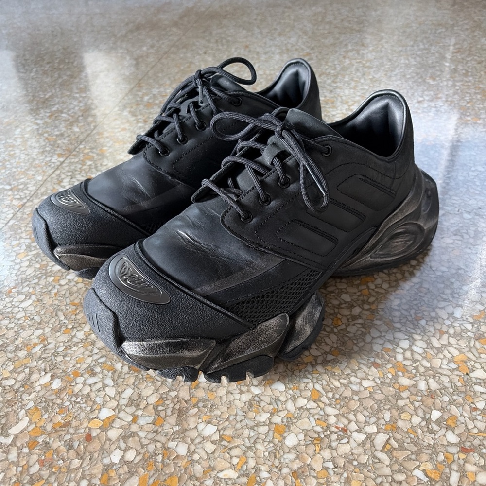 Adidas x Balenciaga Runner Derby BLK ASIA Exclusive Hybrid Trainers Sz 11